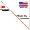 Fiberglass Innovations 48 Inch Orange Driveway Marker with White Tape, small image number 3