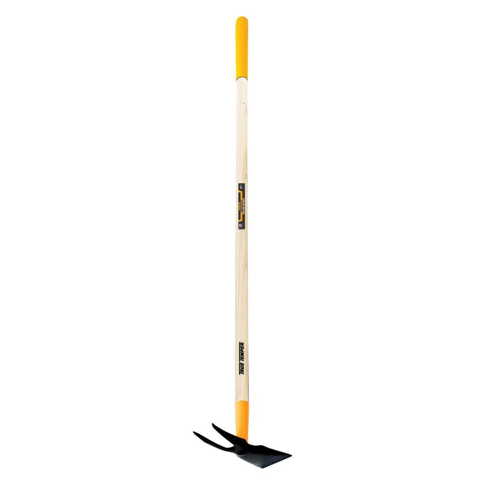 True Temper 2-Prong Weeder Hoe with Cushion End Grip-on Hardwood Handle, large image number 2