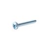 Hillman #8 x 2 1/2in Zinc Pan Head Phillips Sheet Metal Screw 100pk, small image number 1