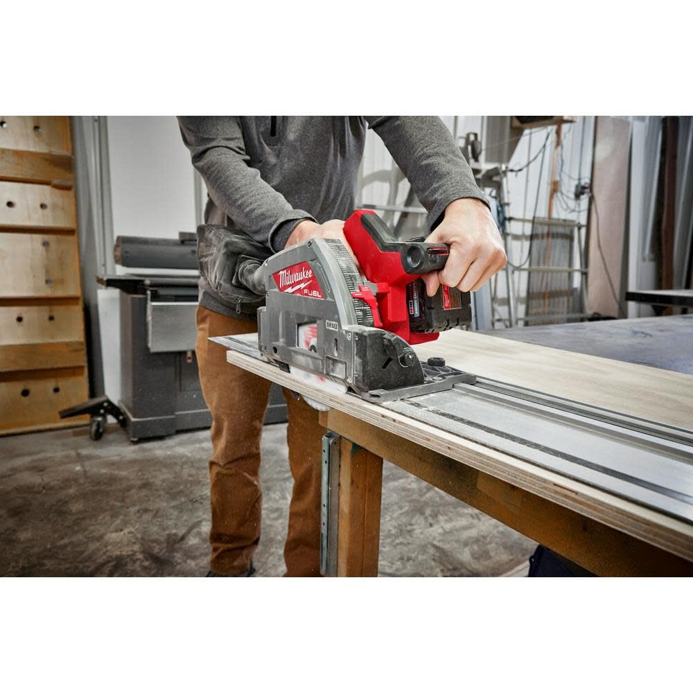 Milwaukee Track Saw 55inch & 106inch Guide Rails with Rail Connector Bundle, large image number 3