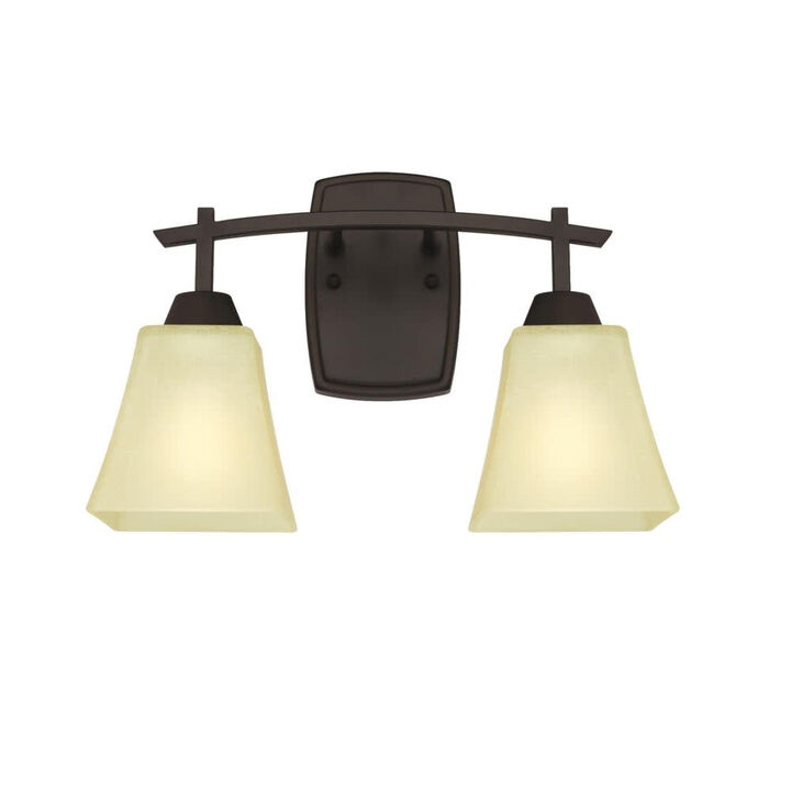 Westinghouse 60W Midori Two Light Indoor Wall Light Fixture