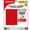Diablo Tools 9 Inch x 11 Inch 320-Grit Sanding Sheet, 20 Pack, small image number 4