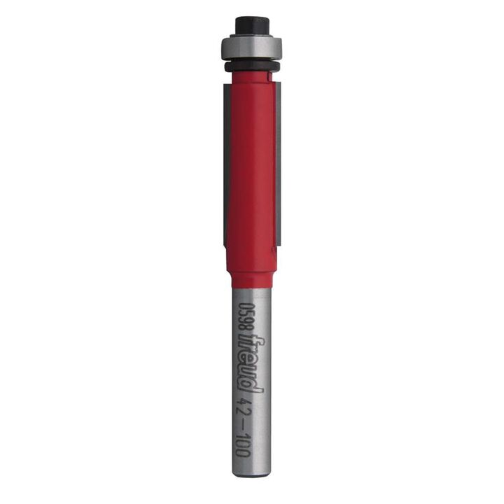 Freud 3/8 In. (Dia.) Bearing Flush Trim Bit with 1/4 In. Shank