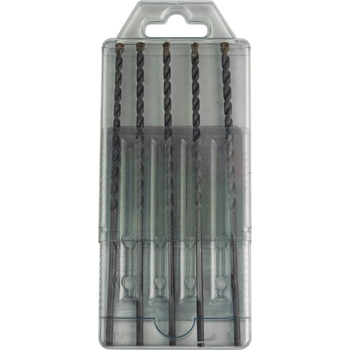 Makita Carbide Tipped Percussion Masonry Hammer Drill Bits 5/32in x 6in 5pk, large image number 4
