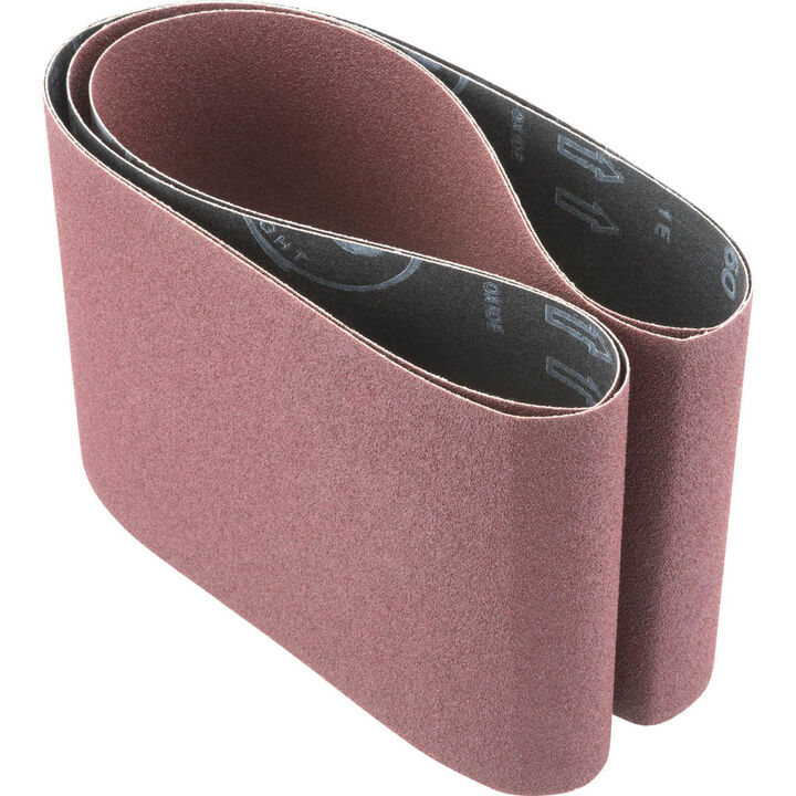 Woodstock Aluminum Oxide Sanding Belt 6in x 48in 60 Grit 2pk