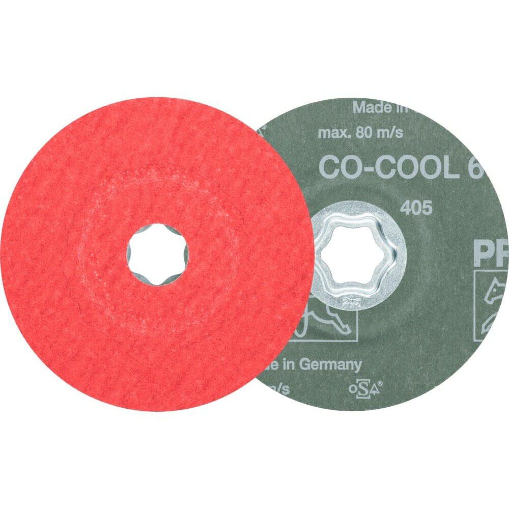 Pferd 4-1/2 Inch 60 Grit Ceramic Oxide CO-COOL Fiber Disc Bundle, 25 Pieces, large image number 4