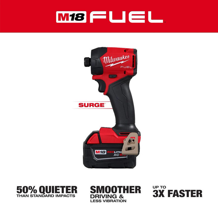 Milwaukee M18 Fuel 2 Tool Combo Kit with 4-1/2 inch Paddle Switch Grinder, large image number 5