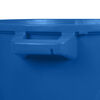 Toter 55 Gallon Round Trash Can with Lift Handle Blue, small image number 2