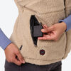 Mobile Warming Upland Sherpa Heated Vest Kit 7.4V Womens Coffee Small, small image number 5