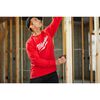 Milwaukee Logo Heavy Duty T Shirt Long Sleeve Red 2X, small image number 5