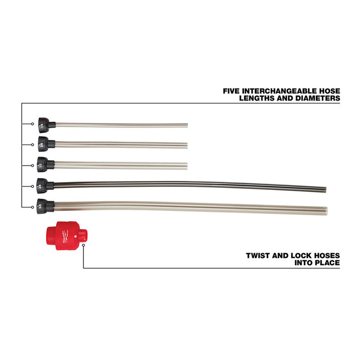Milwaukee M12 AIR-TIP Vacuum Tool Accessories Restoration Construction Bundle, large image number 9