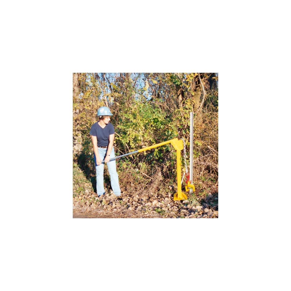 Rhino Tool MP 3 3 Ton Load Capacity High Grade Steel Manual Post Puller Only, large image number 3