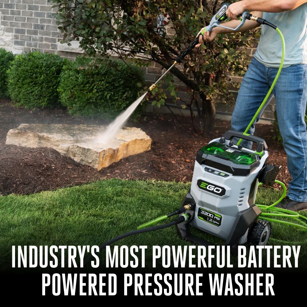 EGO POWER+ 3200 PSI 1.2 GPM Battery Powered Cold Water Pressure Washer with 5 Spray Nozzles 6.0Ah Kit, large image number 8