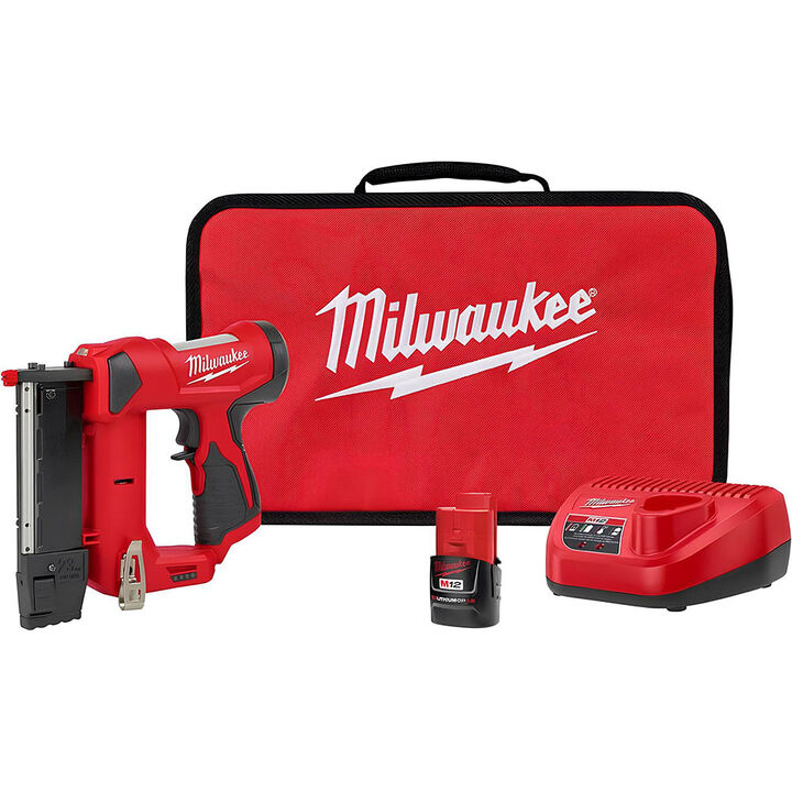 Milwaukee M12 23 Gauge Pin Nailer Kit