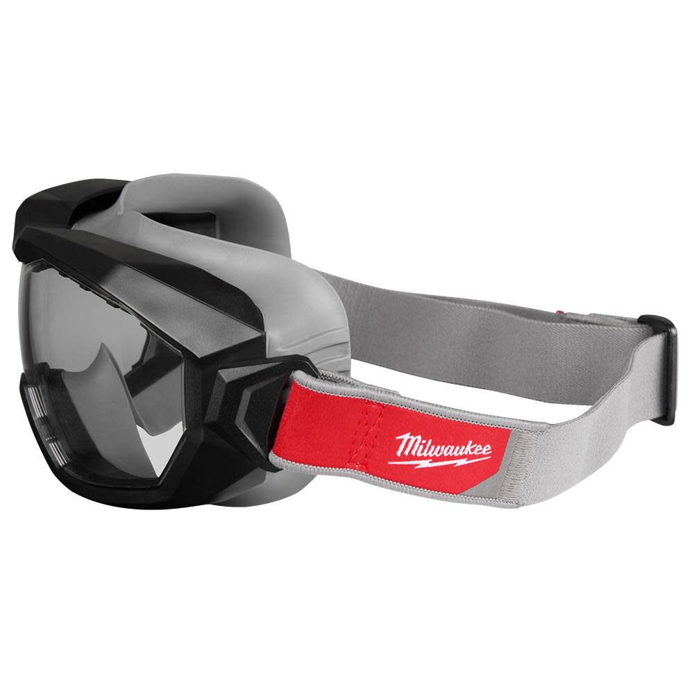 Milwaukee Non-Vented Goggle - Gray Dual Coat Lens, large image number 4