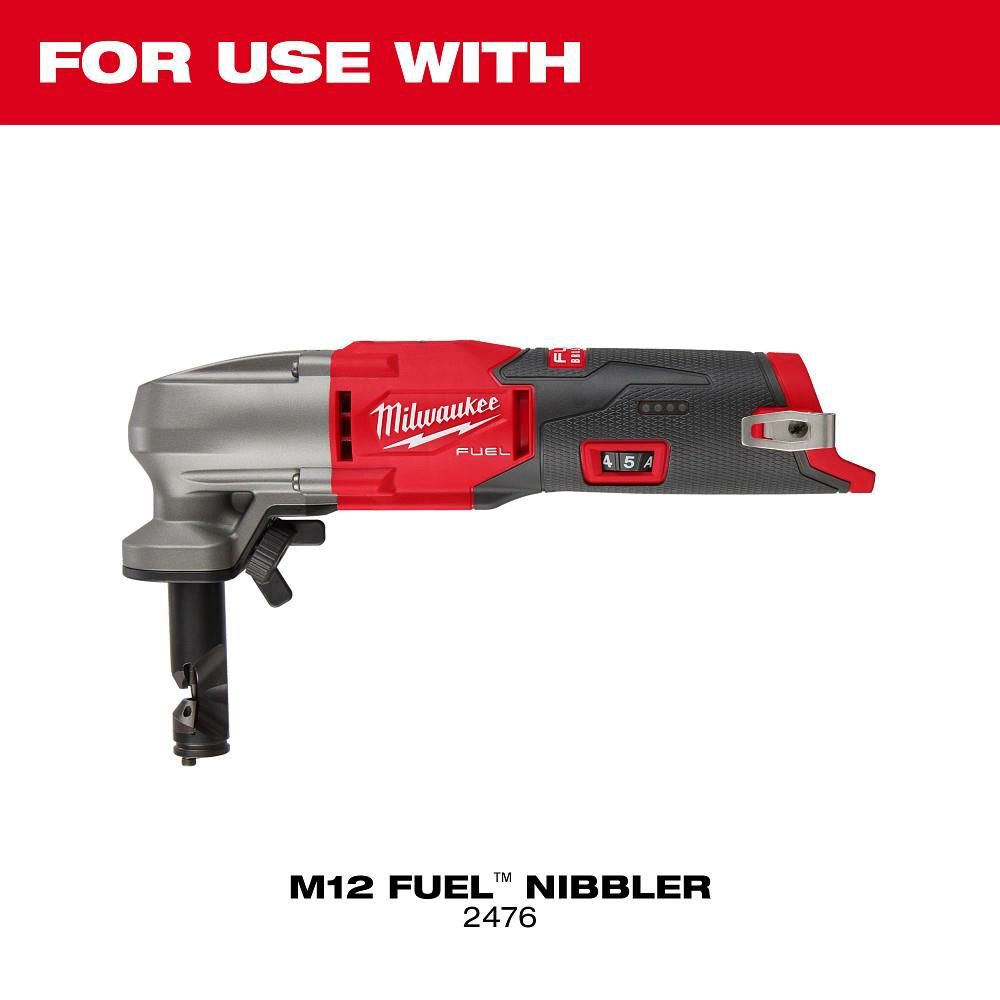 Milwaukee M12 FUEL 16 Ga Nibbler Punch & Die Set, large image number 4