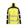 Occunomix Hi-Vis Yellow Workwear Premium Breathable Rain Jacket Large, small image number 2