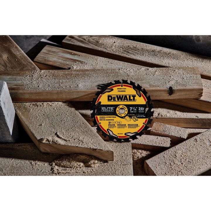DEWALT Elite Series Blister Circular Saw Blade 7 1/4in 24T, large image number 13