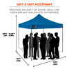 Ergodyne 10 Ft x 10 Ft Heavy Duty Pop-Up Tent Blue, small image number 2