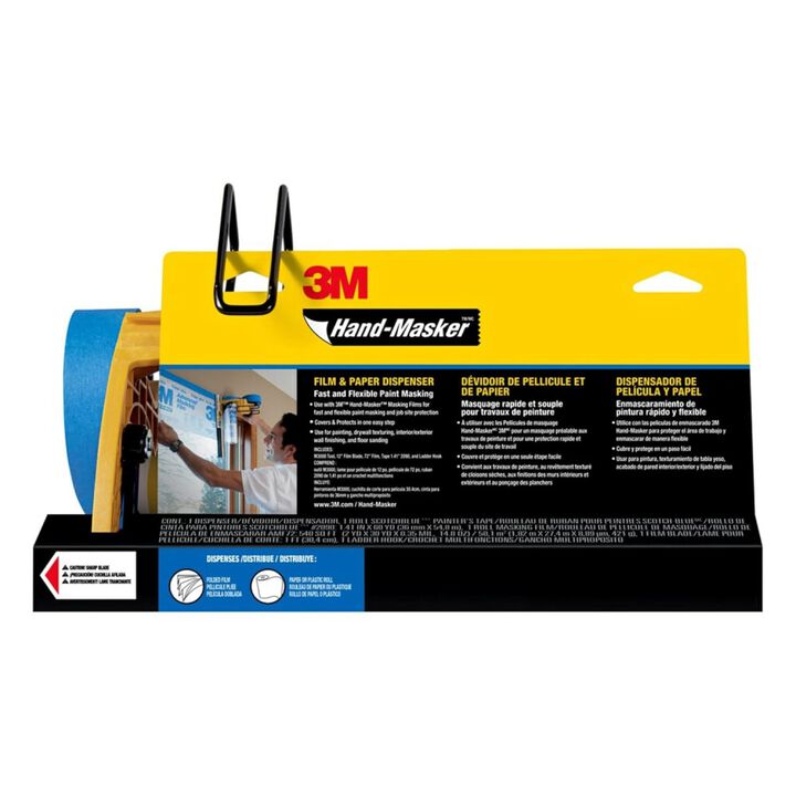 3M 90 Ft. x 6 Ft. M3000 PAK Pre-Assembled Masking Film Dispenser Kit