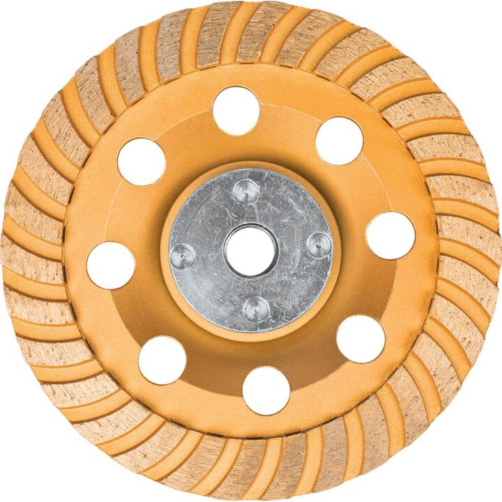 Makita 5 Inch Low-Vibration Single Row Segmented Turbo Rim Diamond Cup Wheel for Concrete
