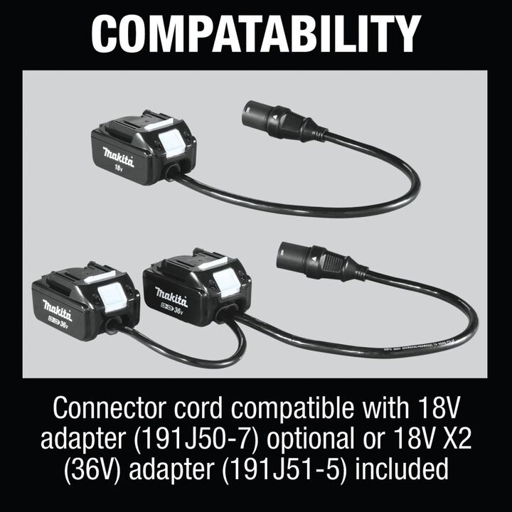 Makita ConnectX LXT X2 LXT & XGT Portable Backpack Power Supply, large image number 2
