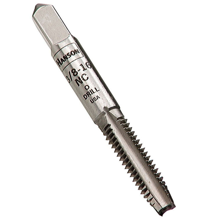 Irwin Hanson 3/8-16 NC 4 Flute High Carbon Steel Fractional Plug Tap