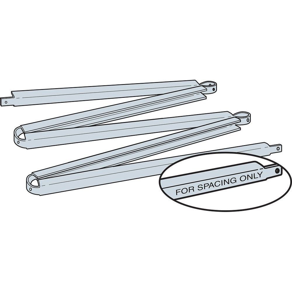 Simpson Strong-Tie 24 Gauge 1-1/2 In. x 10 Ft. Galvanized Truss Spacer, large image number 2