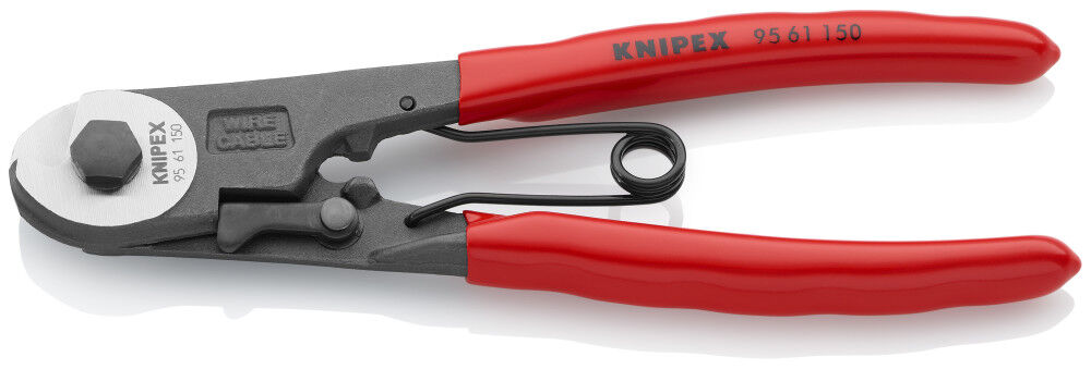 Knipex 6 Inch Steel Bowden Cable Cutter with Plastic Handle, large image number 1