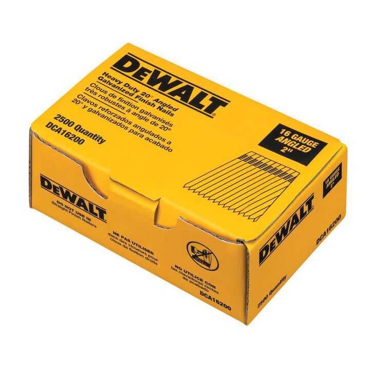 DEWALT 16-Gauge 2 Inch Finish Nails & Cordless Finish Nailer Bundle, large image number 4