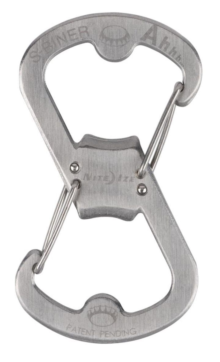 Nite Ize S-Biner Ahhh Bottle Opener Stainless - SBO-03-11