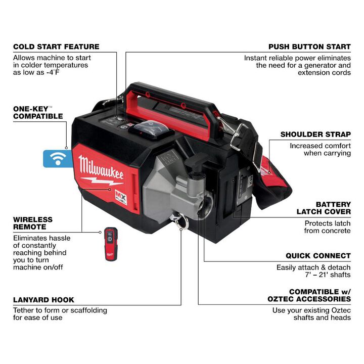 Milwaukee Promotional MX FUEL Concrete Vibrator, large image number 3