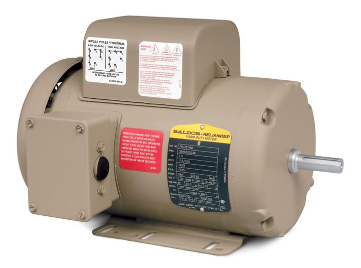 Baldor-Reliance 2HP 1800rpm 56HZ TEFC 1ph AC Motor
