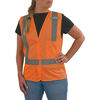 Ergodyne GloWear 8210HLW-S Class 2 Womens Hi-Vis Orange Vest Small, small image number 1