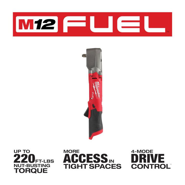 Milwaukee M12 FUEL 3/8inch Right Angle Impact Wrench (Bare Tool) Reconditioned, large image number 1