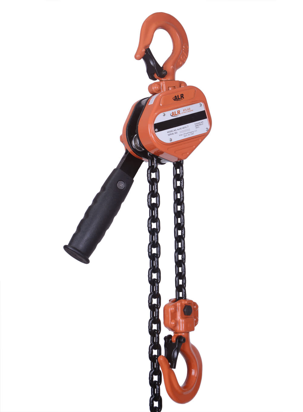 Atlas Lifting and Rigging ALCH 1/4 Ton Compact Lever Hoist 550 lbs 10 Ft. Chain, large image number 1