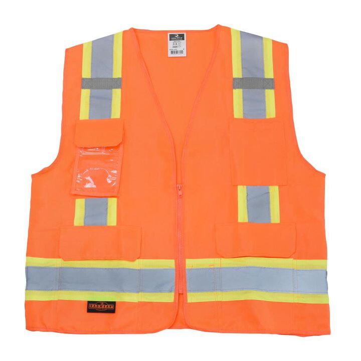 Radians SV62 Type R Class 2 Surveyor Heavy Duty Solid Twill Safety Vest, large image number 5