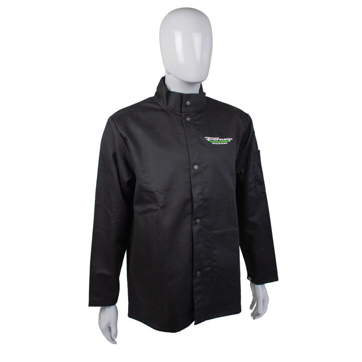 Forney Industries Flame Retardant Light-Duty Welding Jacket, Black, Small, large image number 1