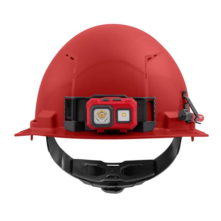 Milwaukee Front Brim Vented Hard Hat with 4pt Ratcheting Suspension Type 1 Class C Red, large image number 11
