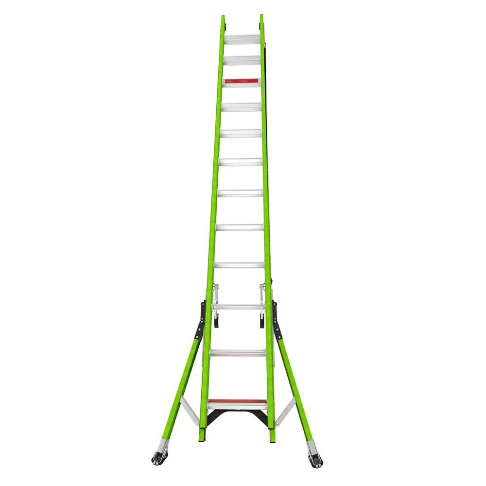 Little Giant Safety HyperLite SumoStance 24 ft Type IAA Fiberglass Extension Ladder, large image number 3