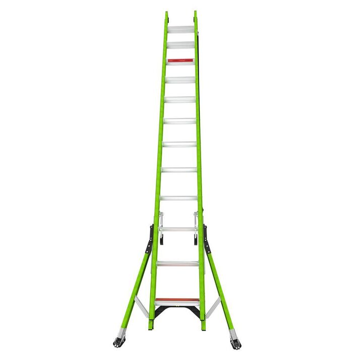 Little Giant Safety HyperLite SumoStance 24 ft Type IAA Fiberglass Extension Ladder, large image number 2