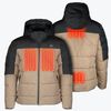 Mobile Warming Mens Crest 2.0 Heated Jacket Kit Tan/Black XL, small image number 2