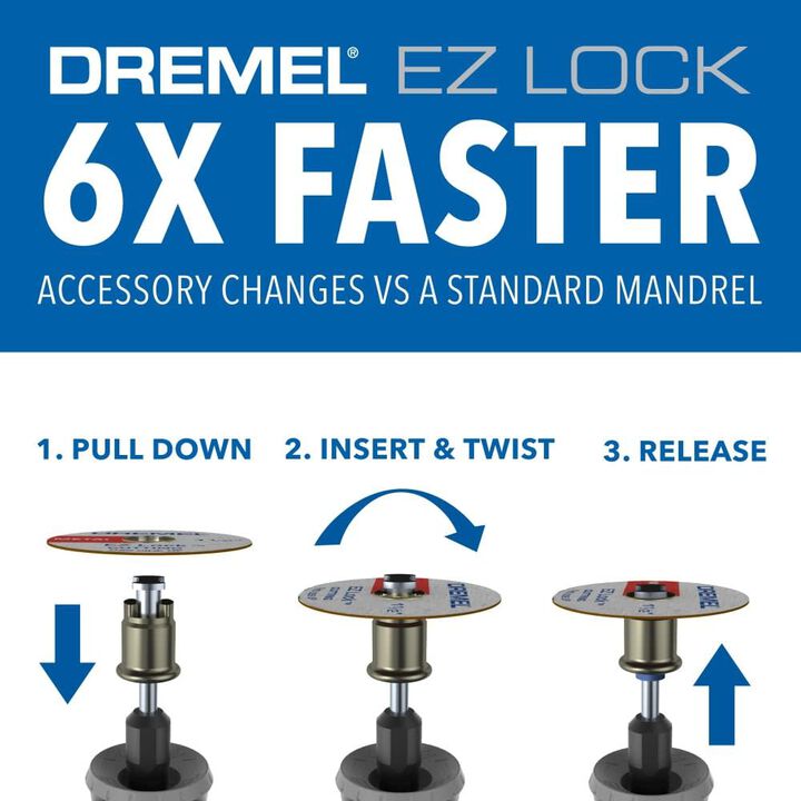 Dremel EZ Lock Sanding & Polishing Rotary Accessories set 8 Pieces, large image number 3