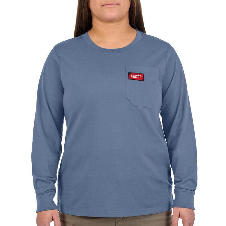 Milwaukee Women's GRIDIRON Pocket T-Shirt - Long Sleeve, swatch