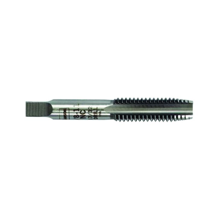 Irwin Hanson 9/16-18 NC 4 Flute High Carbon Steel Fractional Plug Tap, large image number 1