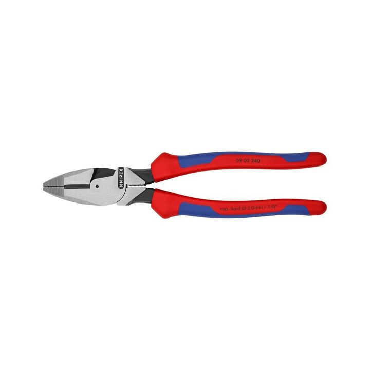 Knipex 9-1/2 Inch Linemans Pliers with Multi-Component Handle, large image number 2