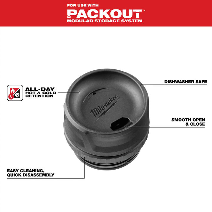 Milwaukee PACKOUT Sip Lid for Insulated Bottles, large image number 5