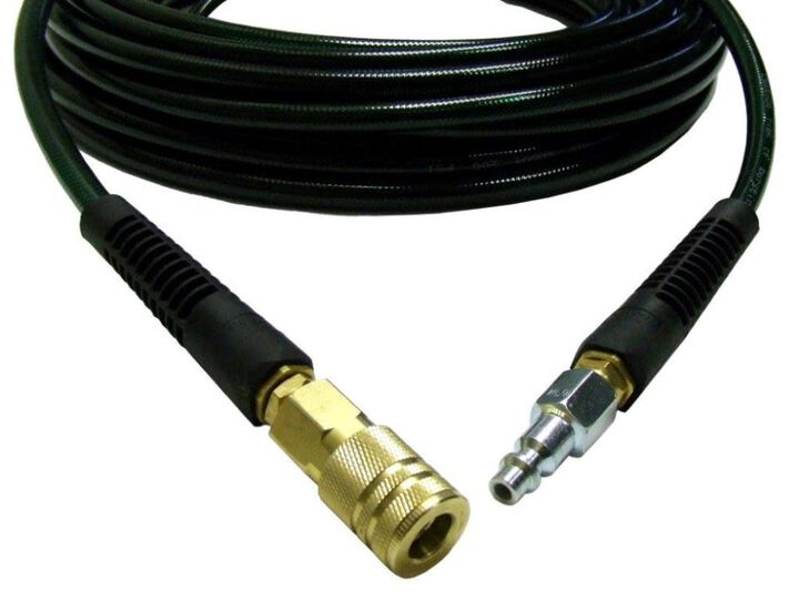 Rolair 1/4 In. x 100 Ft. Poly Air Compressor Hose (incl. 1/4in coupler/plug), large image number 0