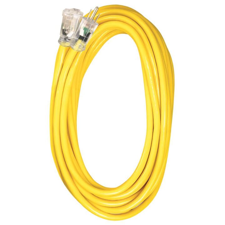 Voltec 12/3 100 Ft. SJTW Extension Cord