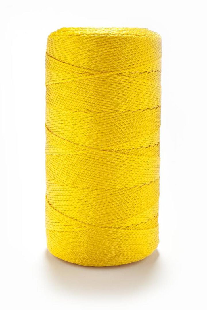 Erin Rope Braided Yellow Nylon Seine Twine #18 x 500'